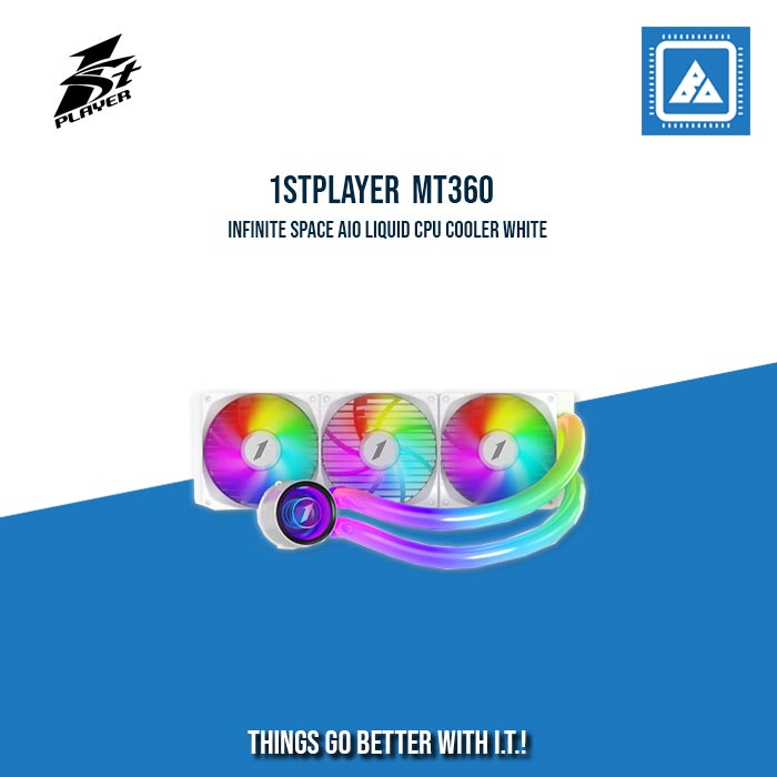 1STPLAYER MT360 INFINITE SPACE LIQUID CPU COOLER (WHITE) 1STPLAYER MT360 INFINITE SPACE LIQUID CPU COOLER (WHITE)